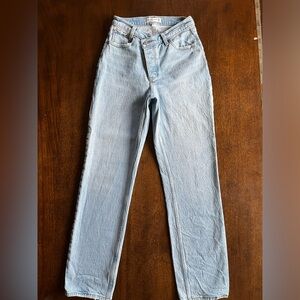 Abercrombie & Fitch Curvy Straight Leg Jeans - Size 00/24